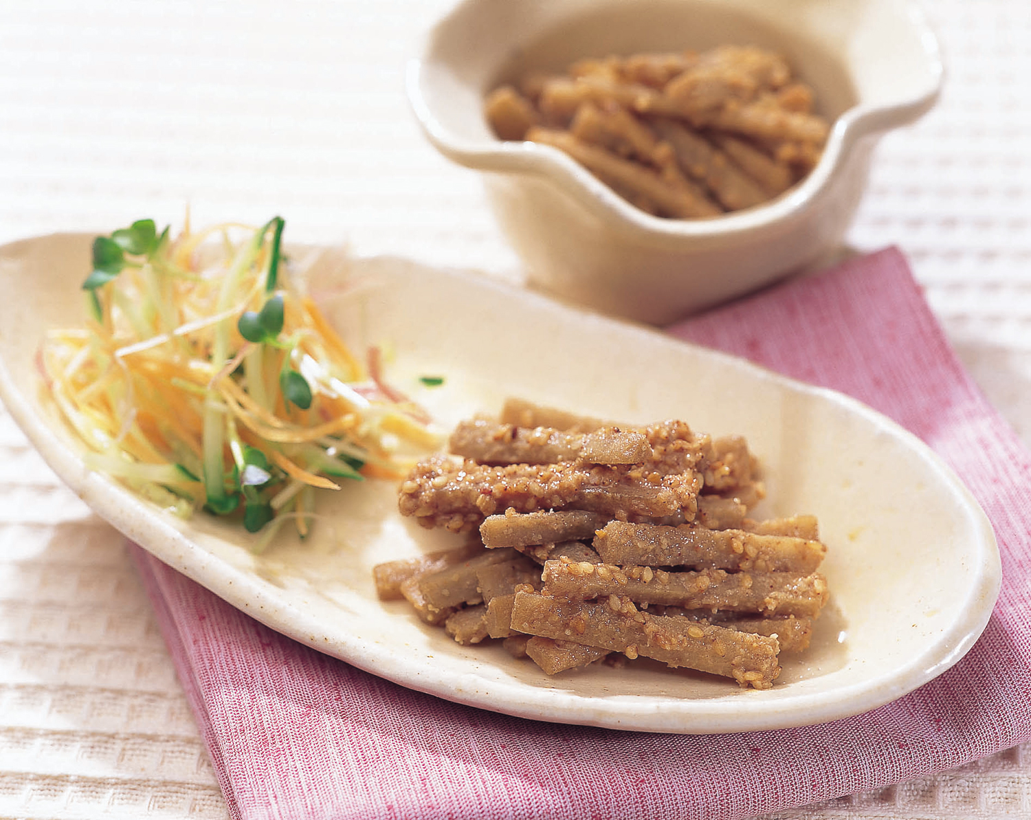 ごぼうのごま酢和え 画像