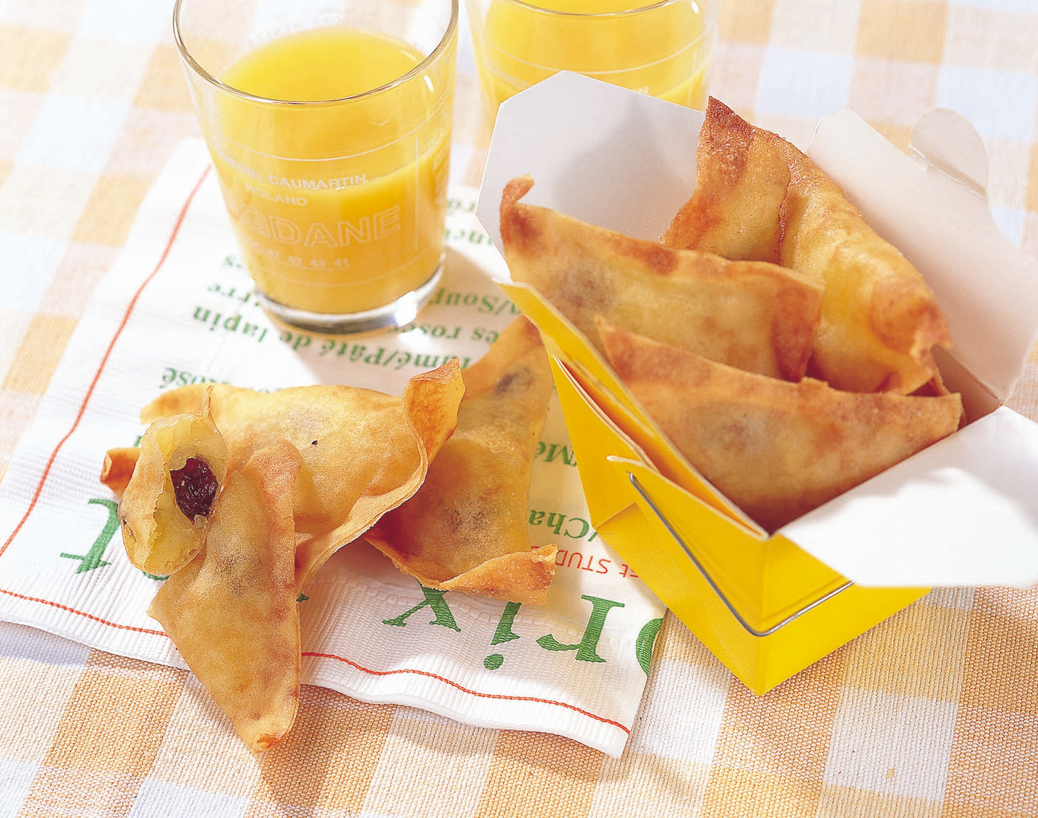 りんごとポテトのスイート春巻き 画像