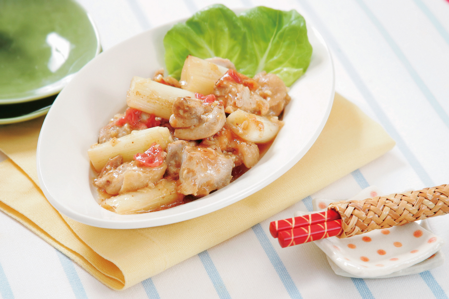 鶏肉のさっぱり煮　梅にんにく風味 画像
