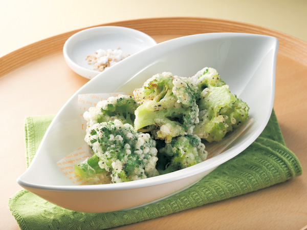 ブロッコリーのスパイシー天ぷら 画像