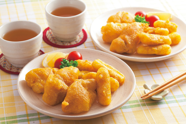 たらと長芋のカレーフリット 画像